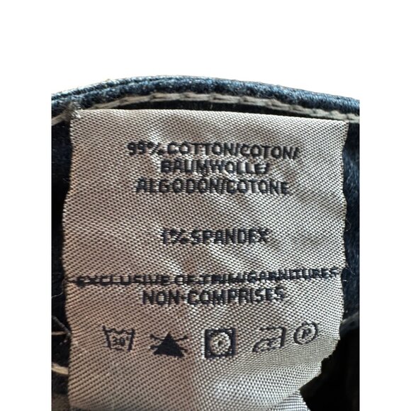 Silver Jeans Co. Suki Womens Dark Wash Distressed Skinny Bootcut Jeans W24 L32 D - Picture 7 of 7